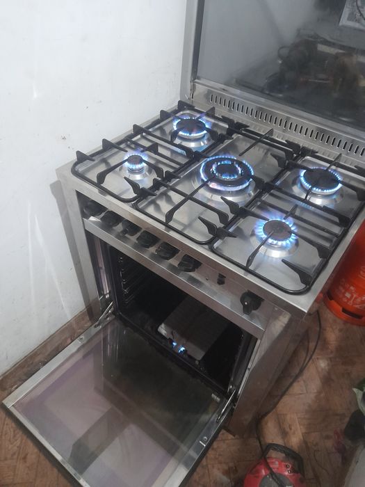 Fogão Tróia semi industrial gás de botija ou canalizado faço a alteração, forno a gás com grill eléctrico