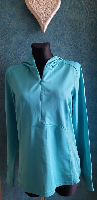 Bluza sportowa z kapturem 40/42 Turkus