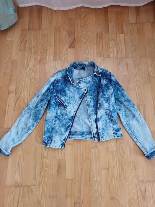 Джинсовка куртка косуха s m