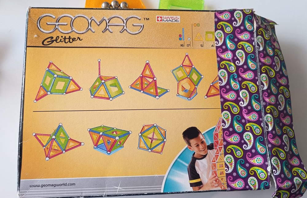 Geomag Glitter klocki magnetyczne 3+