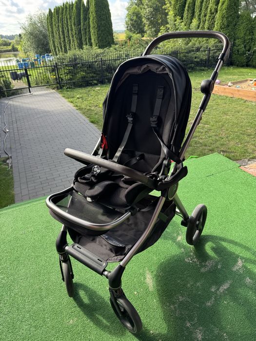Anex IQ Premium 3w1 | czarny | gondola + spacerówka + Buggy