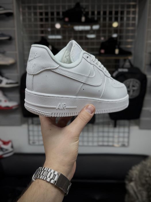 ЗИМОВІ кросівки Nike Air Force low білі з хутром кроссовки найк форс