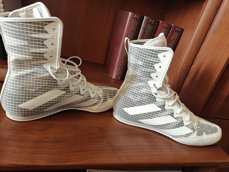 Buty Bokserskie Adidas Box Hog 4 (Białe)