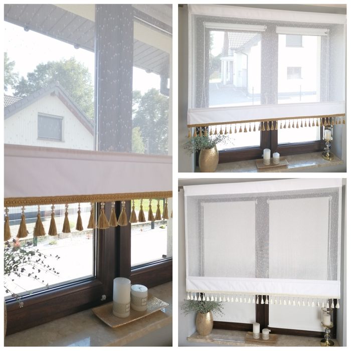 Firany, roletki, panele