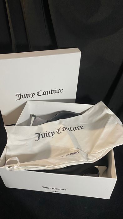 Чёрные ботильоны, каблуки juicy couture