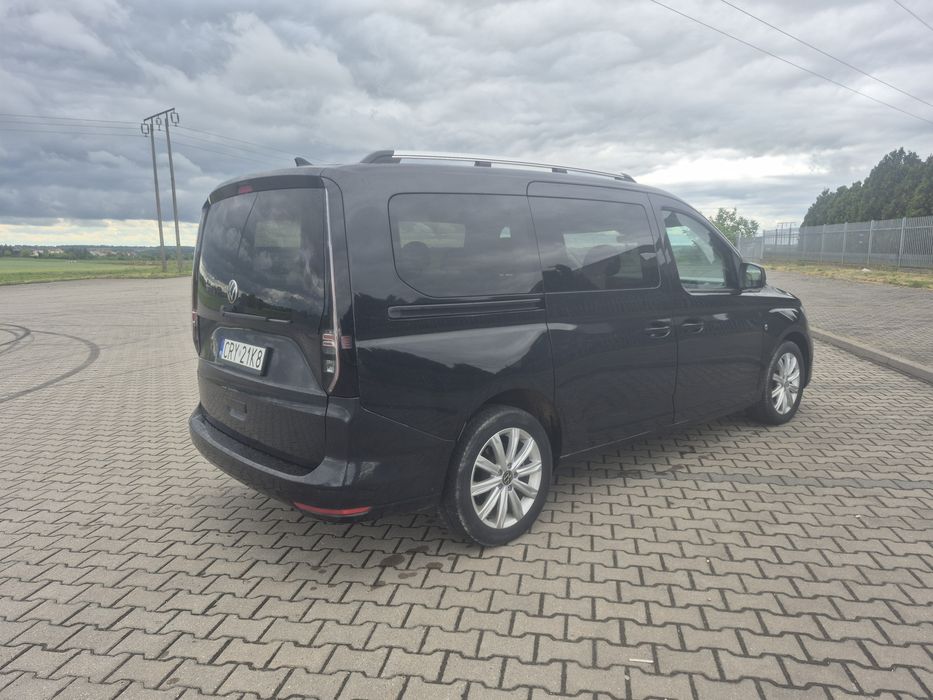 VW Caddy 21r 7 miejsc niski przebieg, skóry