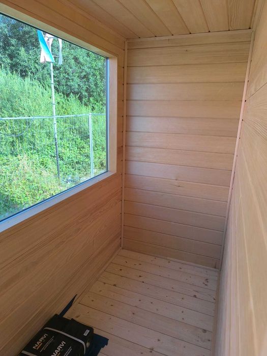 Domek mobilny z sauną Tiny House rekreacyjny na kołach