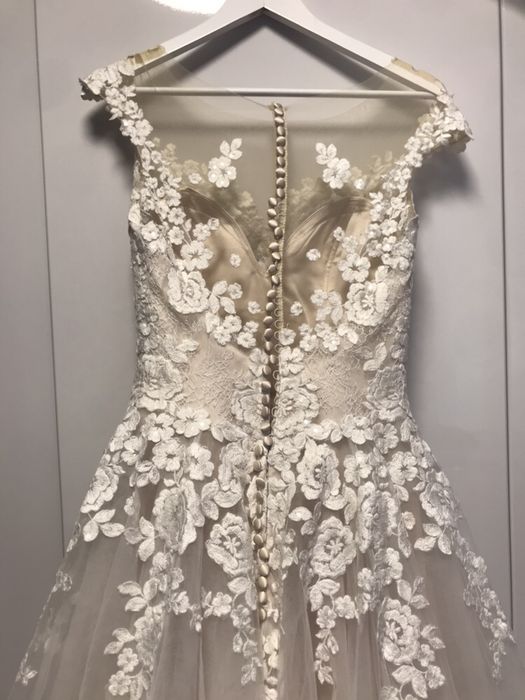 Весільна сукня Nora Naviano. Колір Айворі/ ivory Італія! S, 36 розмір