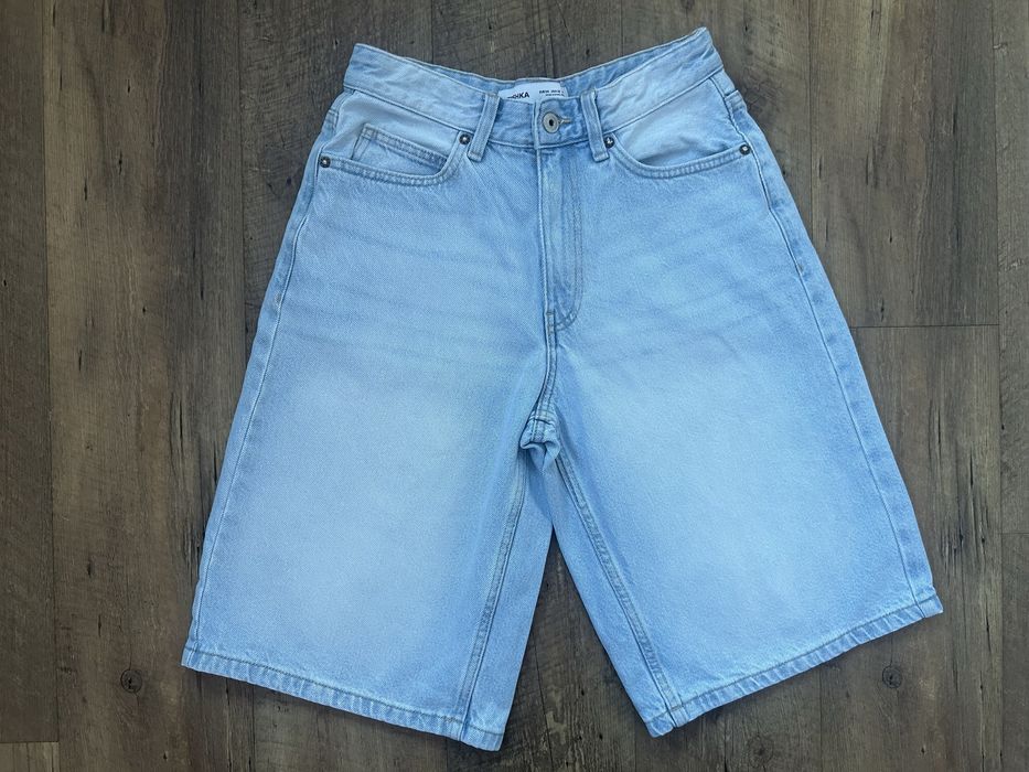 Spodenki Bershka XS jeansowe bermudy spodenki baggy