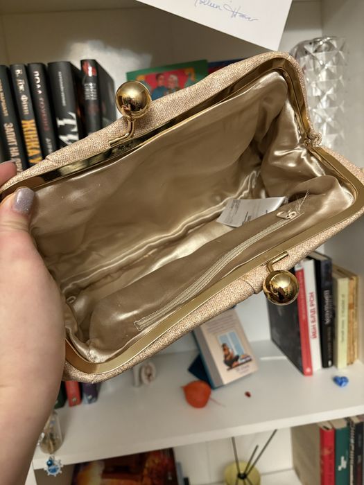 Сумка клатч Oasis жіноча золота