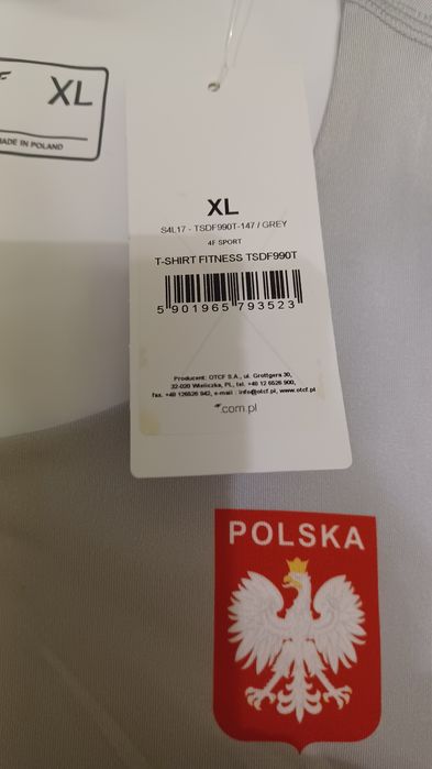 Super New Fitness krótki Top- Stanik 4F Sportowy