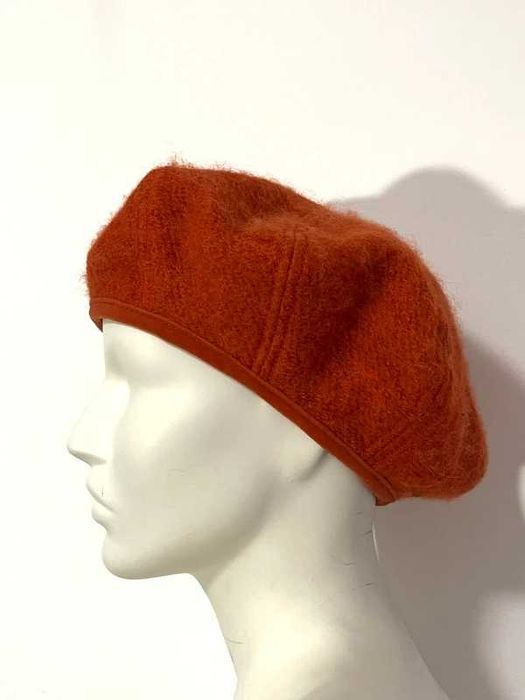 Levi's Wełniany Pomarańczowy Beret