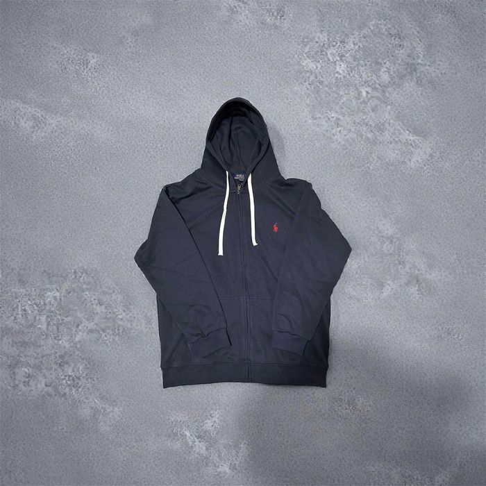 Hoodie Ralph Lauren Full-Zip - Original (Azul Marinho)