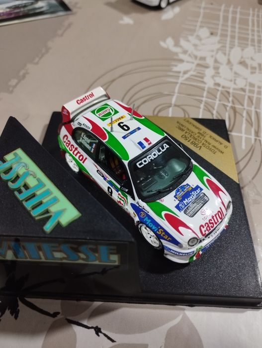Miniaturas de rally Toyota Corolla WRC 1/43 VITESSE
