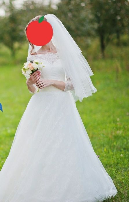 Весільне плаття (айворі)