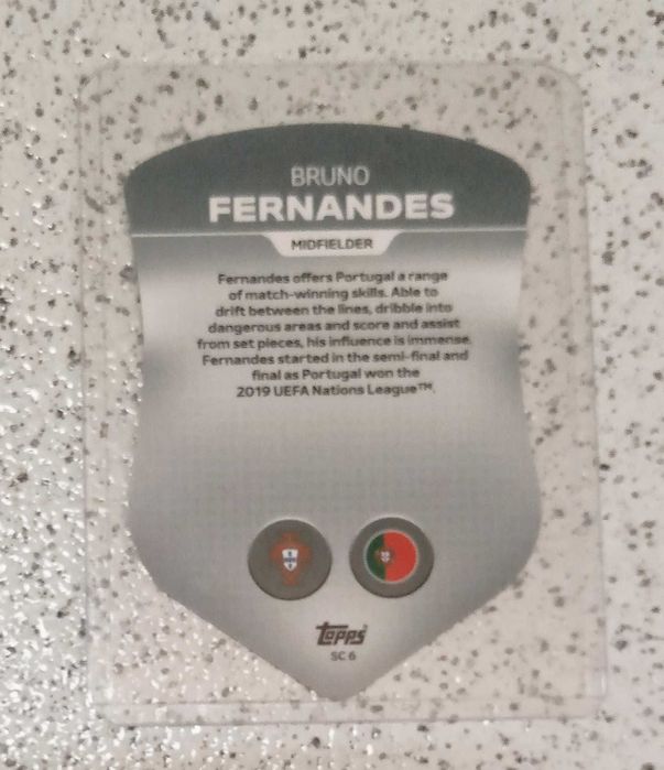 Bruno Fernandes Topps Badge