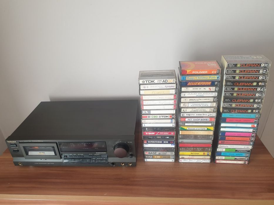 Magnetofon Deck Technics RS-BX404 PXS cap.  kolekcja kaset