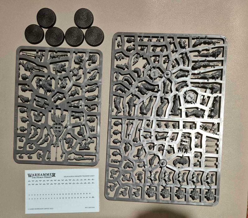 Warhammer/Horus Heresy/Solar Auxilia:Tactical Command Sections
