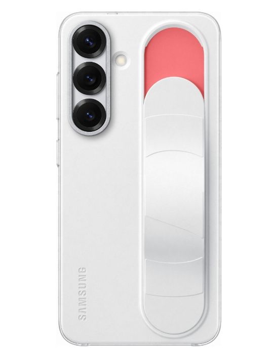 Etui Samsung Standing Grip Case white cover do Galaxy S25