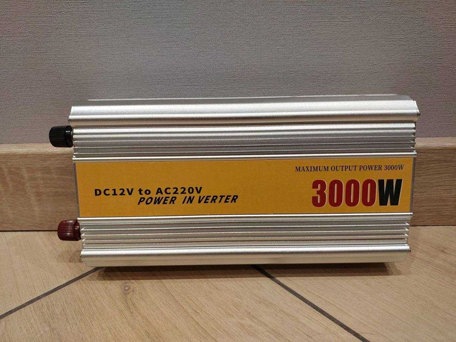 Преобразователь 12 220 3000W (рабочая  2400w, пиковая 3000w). Инвертор