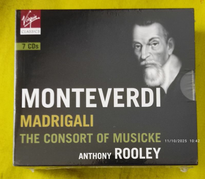 Monteverdi I The Consort Of Musicke I Anthony Rooley - Madrigals 7CD B