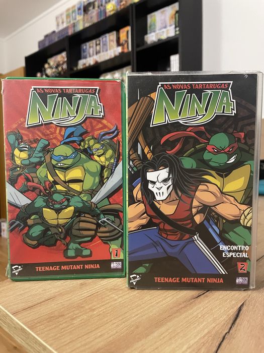 Conjunto VHS tartarugas ninja 2003 tmnt