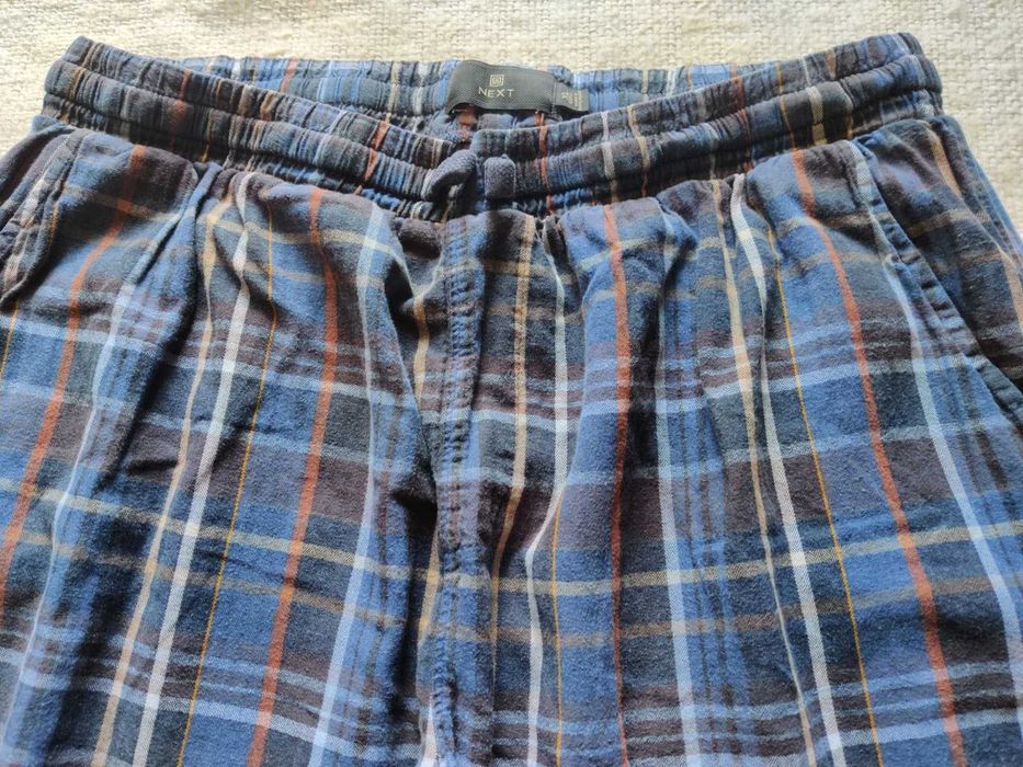 Spodnie piżamowe męskie bawełna flanelowa