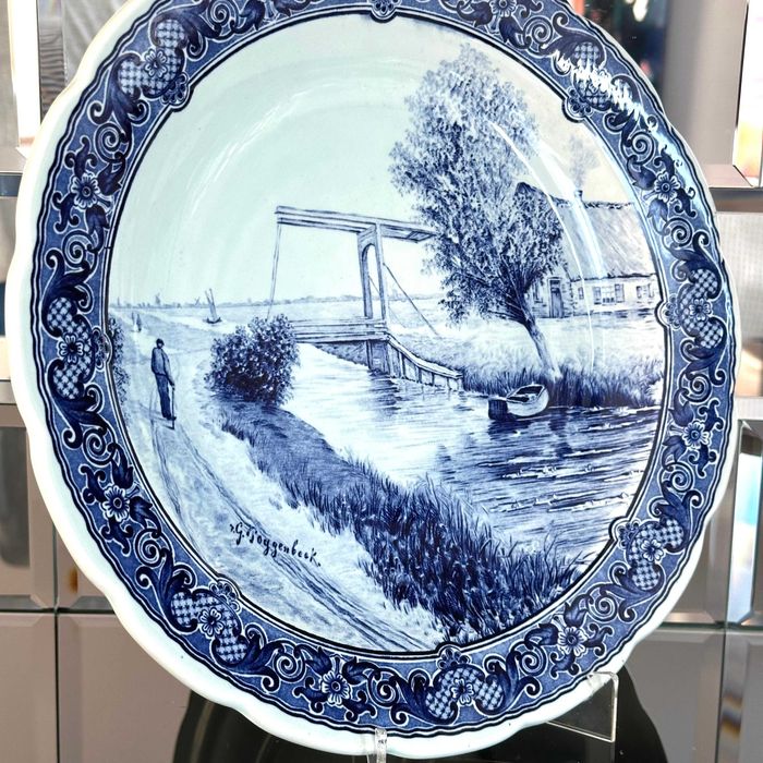 Patera fajansowa – oryginał Delfts Holandia