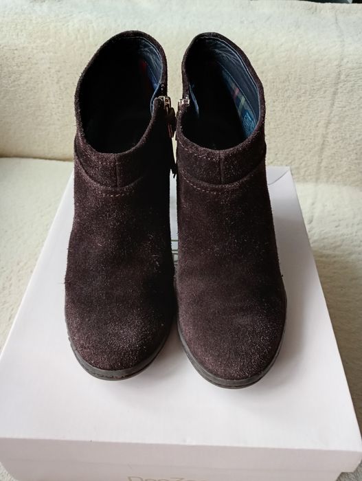 Botki Tommy Hilfiger skóra wyprzedaż
