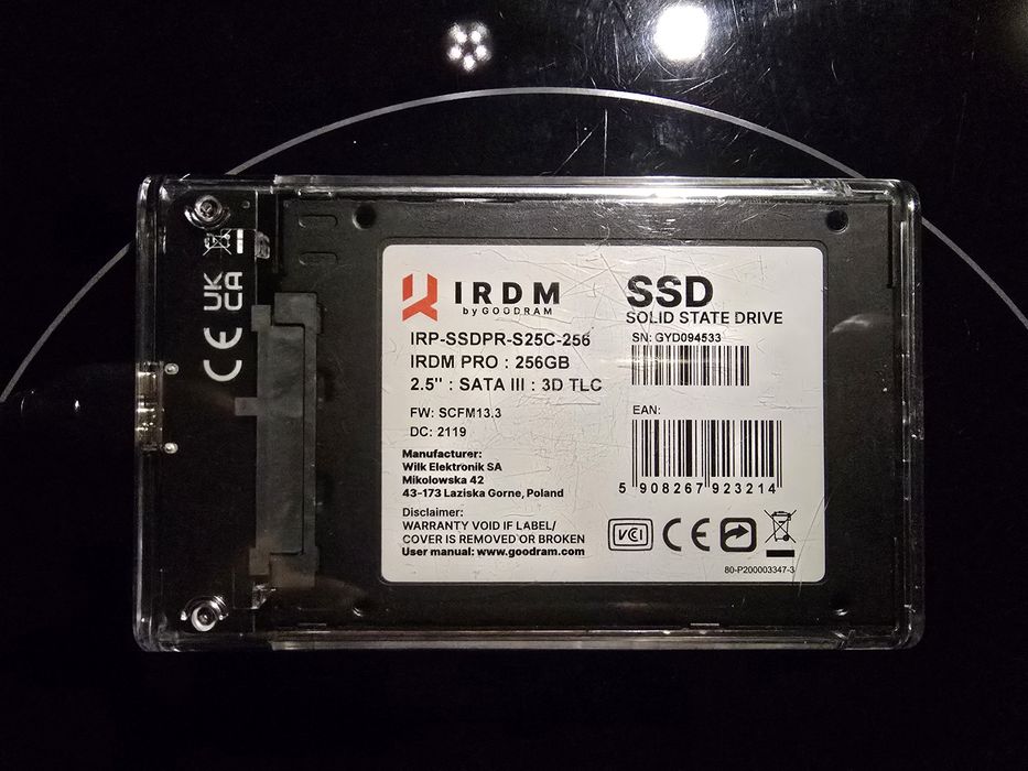 Dysk ssd sata GOODRAM IRDM PRO gen.2  256GB