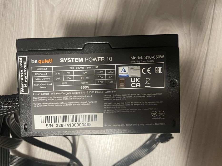 Zasilacz be quiet! System power 10 - 650w