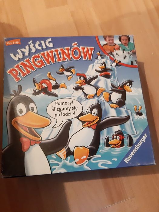 Gra wyścig pingwinów.