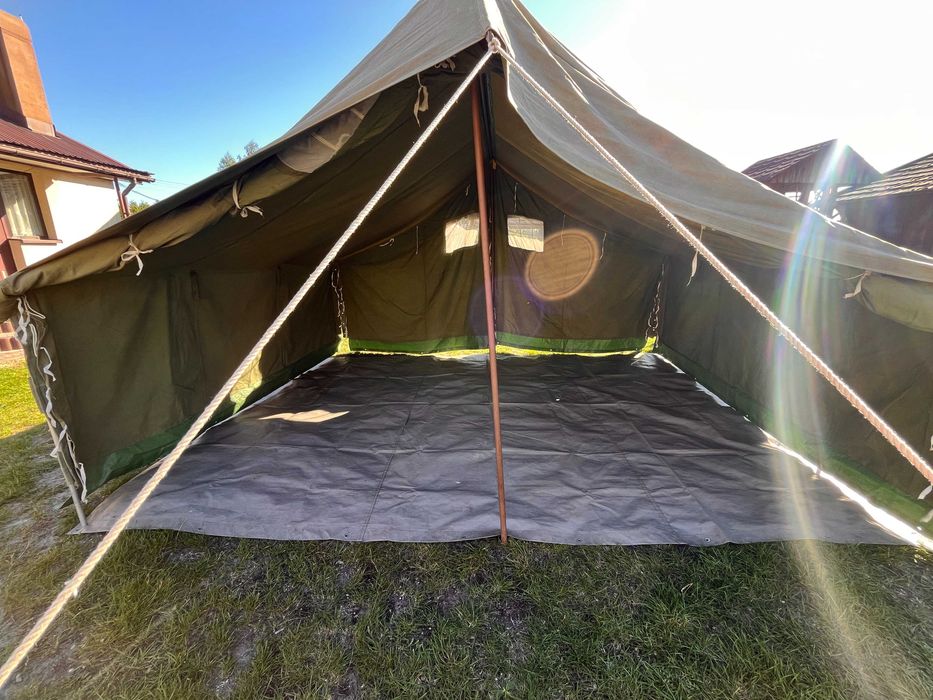 Namiot wojskowy 6 osobowy 3.9 x 2.8 m N6 harcerstwo biwak survival
