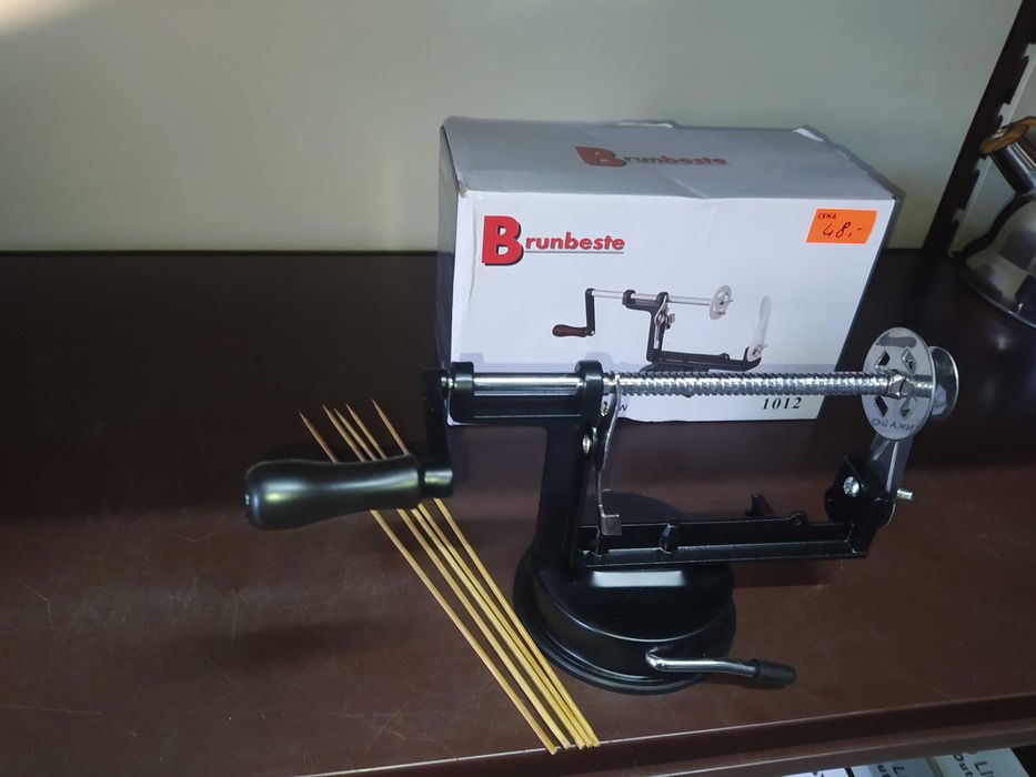 maszynka do obierania ziemniaków kręcona frytka nowa sprawna niemiecka