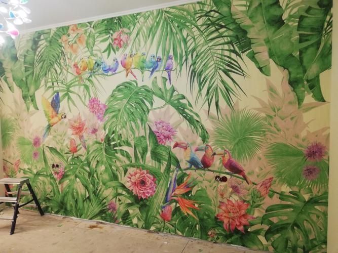 Поклейка шпалер Поклейка обоев, фотообоев