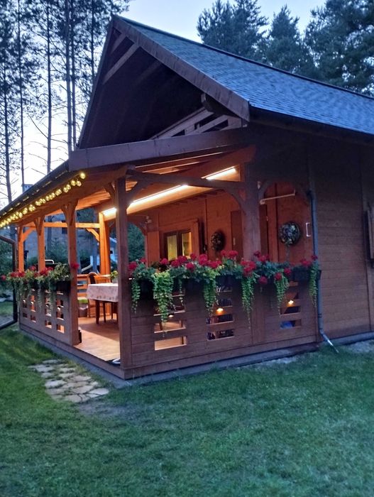 "Złap oddech" Domek do wynajęcia,w lesie,drewniany całoroczny.