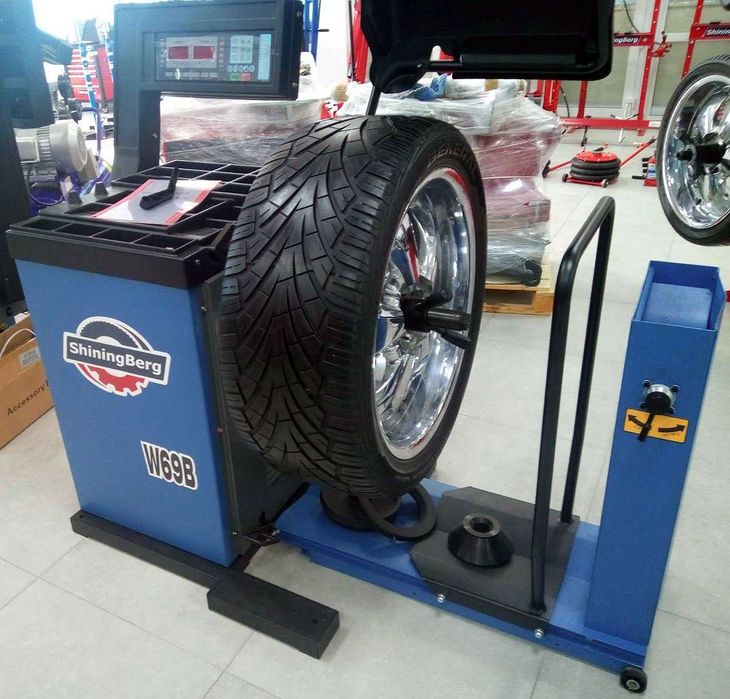 Грузовой балансировочный станок (стенд) ShiningBerg W69B