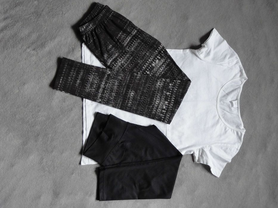 Zestaw dziewczęcy strój na W-F. Roz S. Tanio.