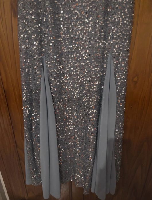 Vestido azul brilhante Novo