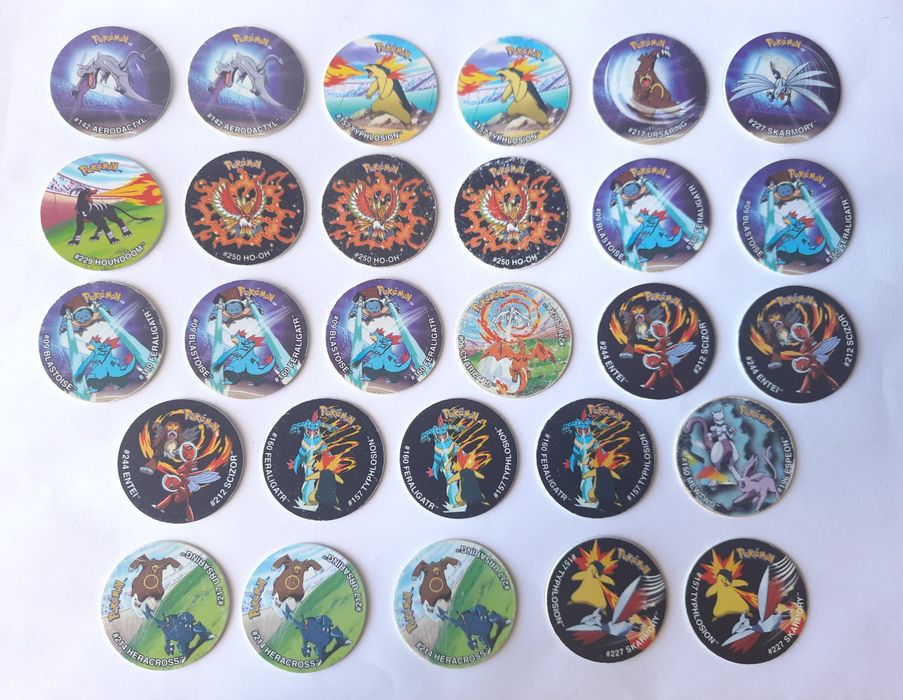 Tazos Pokemon League - venda a unidade