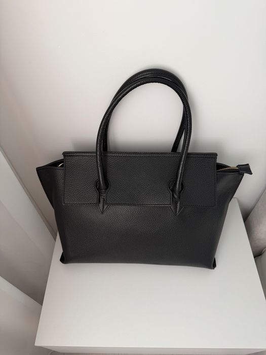 шкіряна сумка у стилі Hermes Birkin