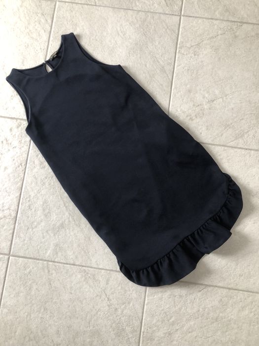 Sportowa granatowa sukienka xs st. idealny Massimo Dutti