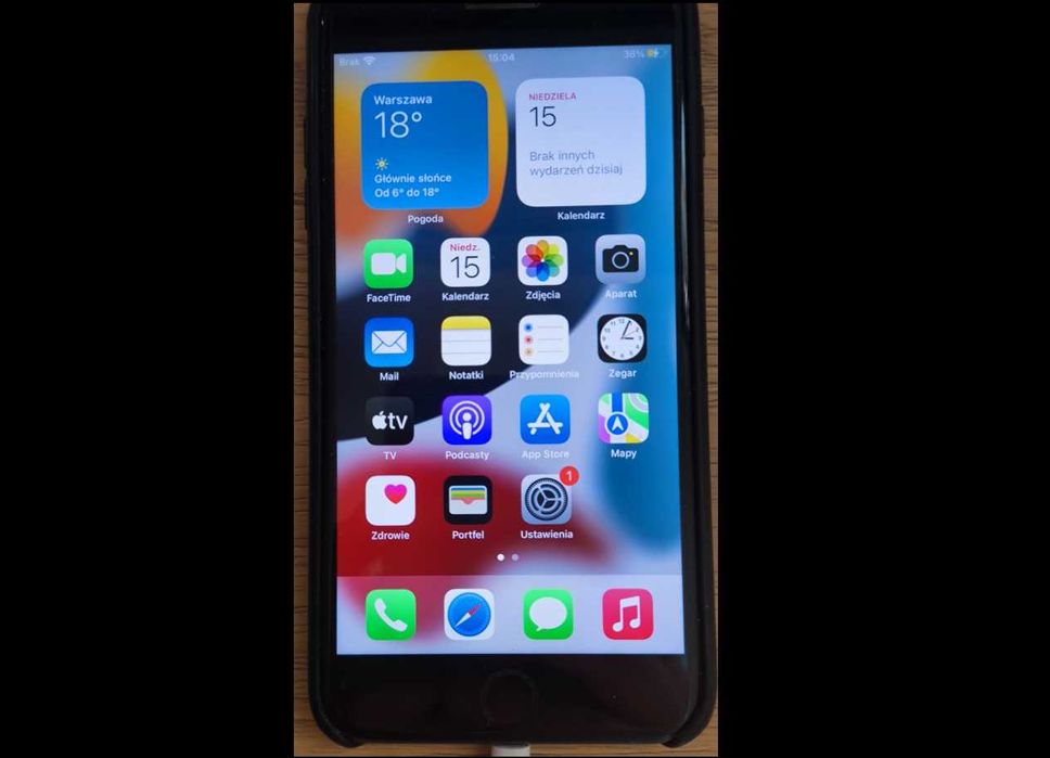 iPhone 7 plus 3/128 GB A1784 czarny, nowy iOS 15.8.7, zadbany, etui