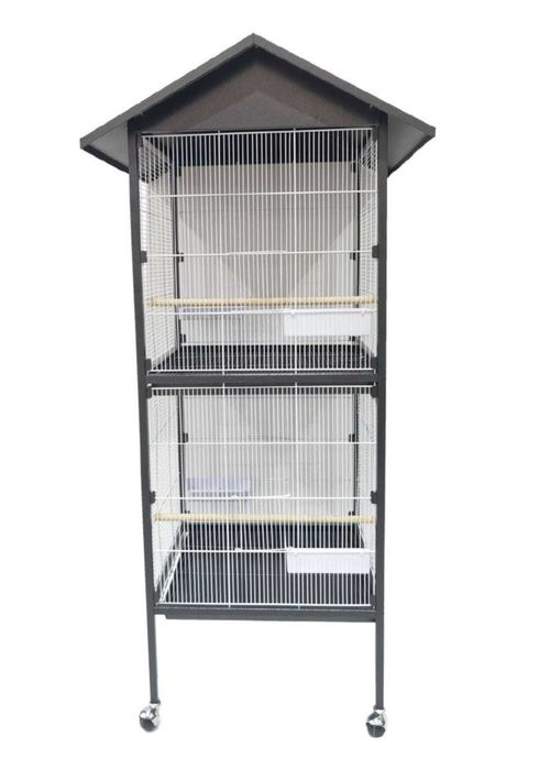 Gaiola Viveiro com divisória 67 x 67 x 167 cm