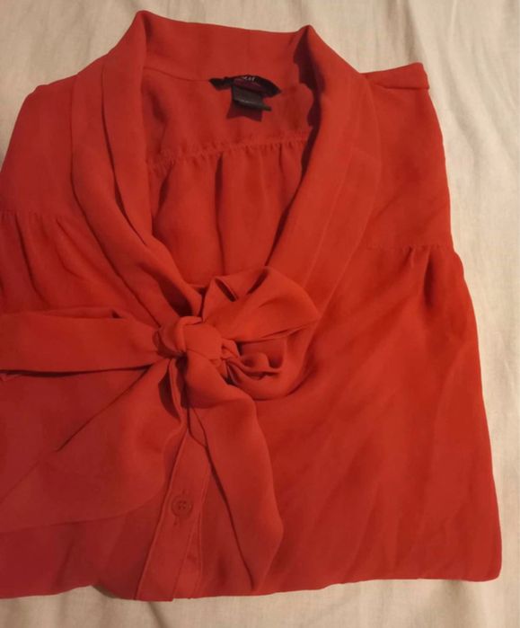 Blusa cor Laranja ZARA tamanho 40