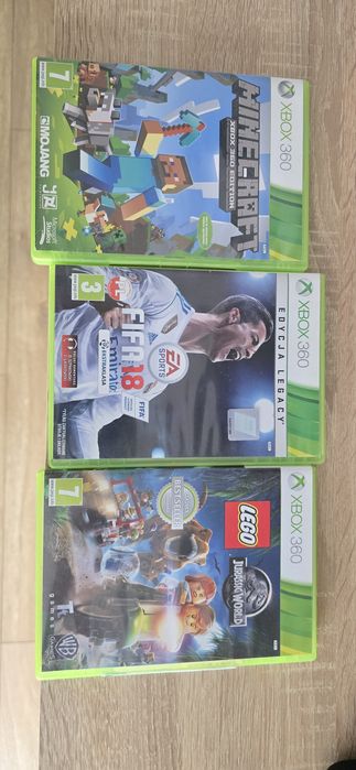 Gry Xbox 360 i dwa pady