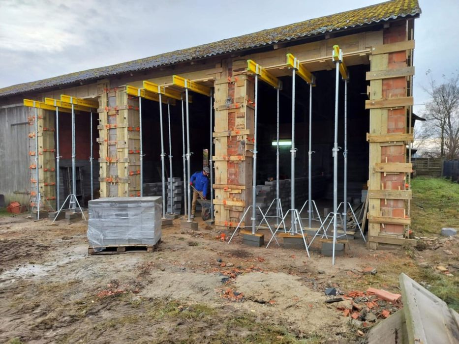 Murowanie , stawianie domów , fundamenty