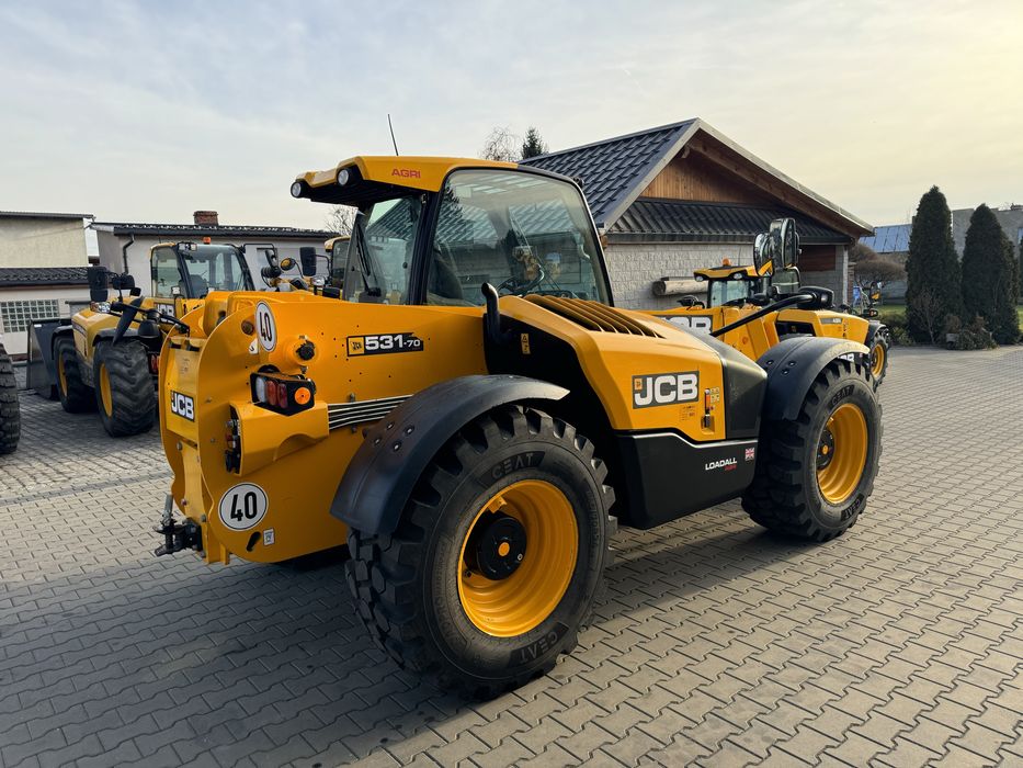 JCB 531-70 AGRI 2018r. 110km, klimatyzacja