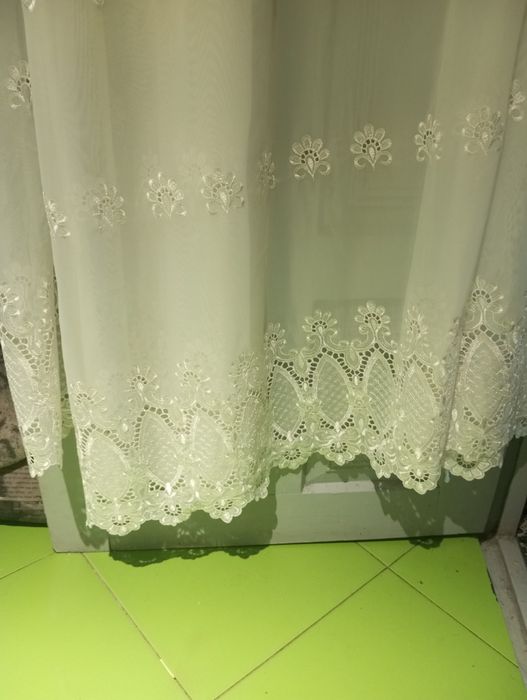 Тюль,органза,висота 2,37довжина3,5