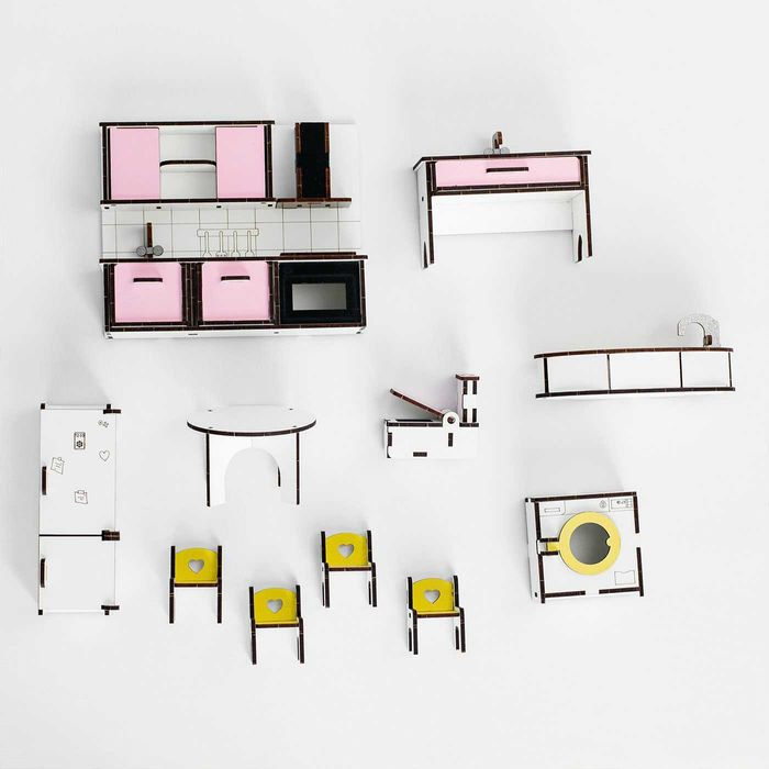 Лялькові меблі Лол Lol Кухня Ванна для ляльок будинок мебель для кукол